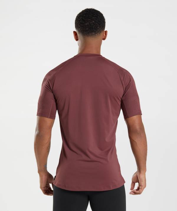 Panske Tricka Gymshark Form Ruzove Hnede | RY1203746